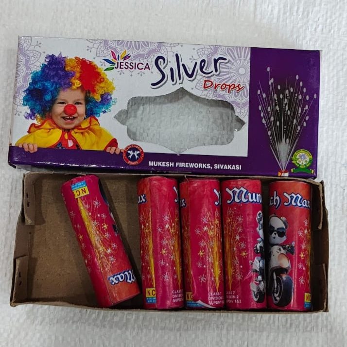 Silver drops